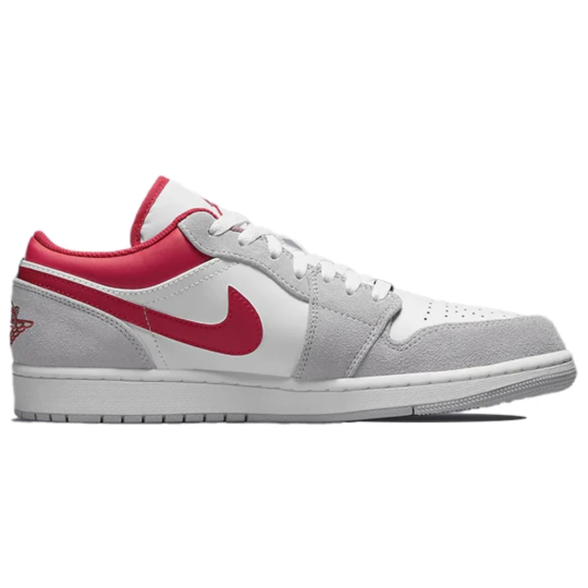 Jordan 1 Low Smoke Grey Gym Red - Image 3