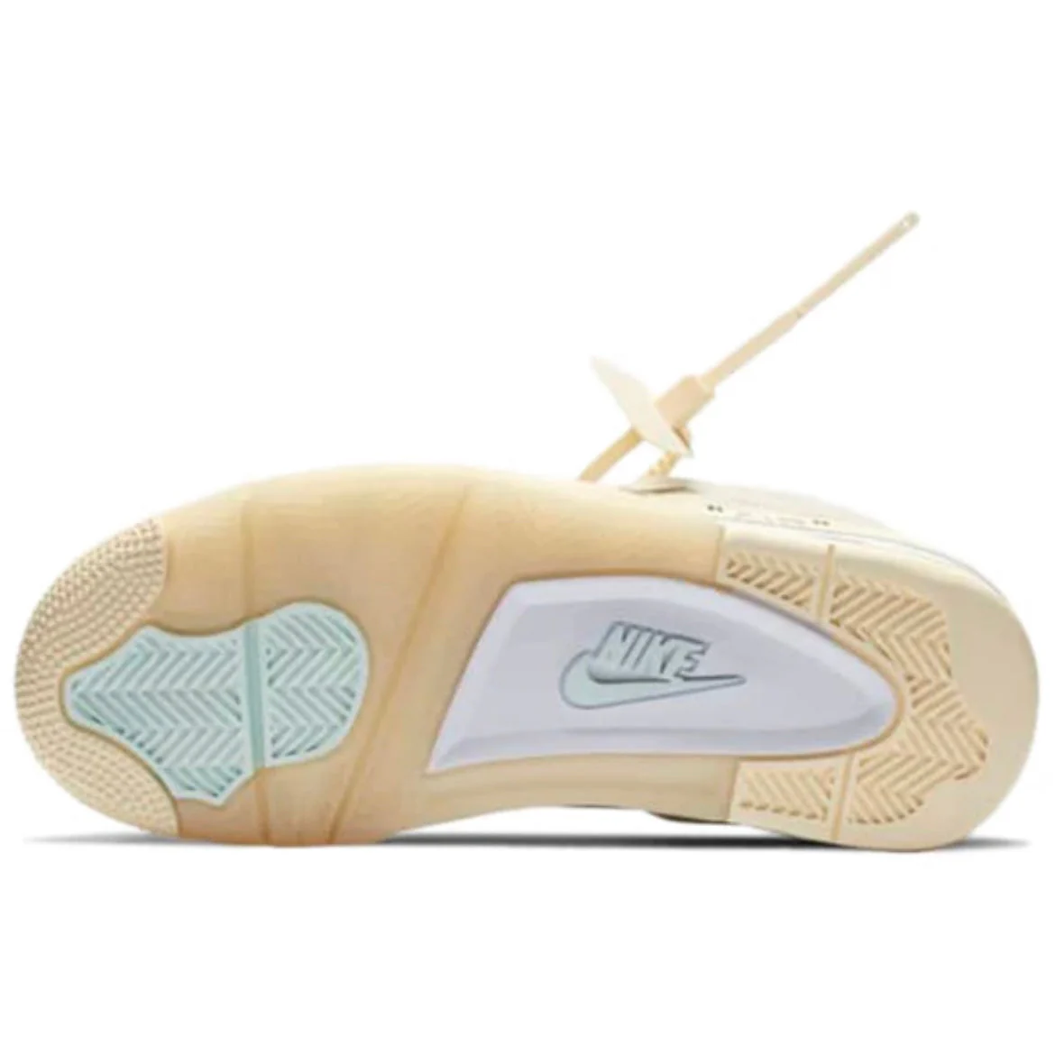 Jordan 4 x Off White Sail - Image 6