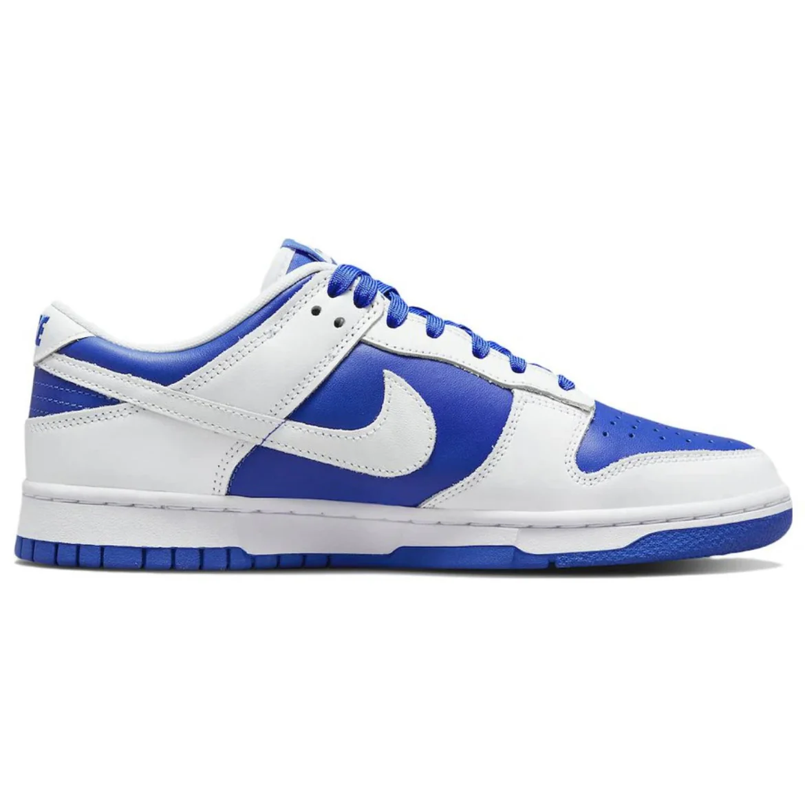 Nike Dunk Low Racer Blue White - Image 3