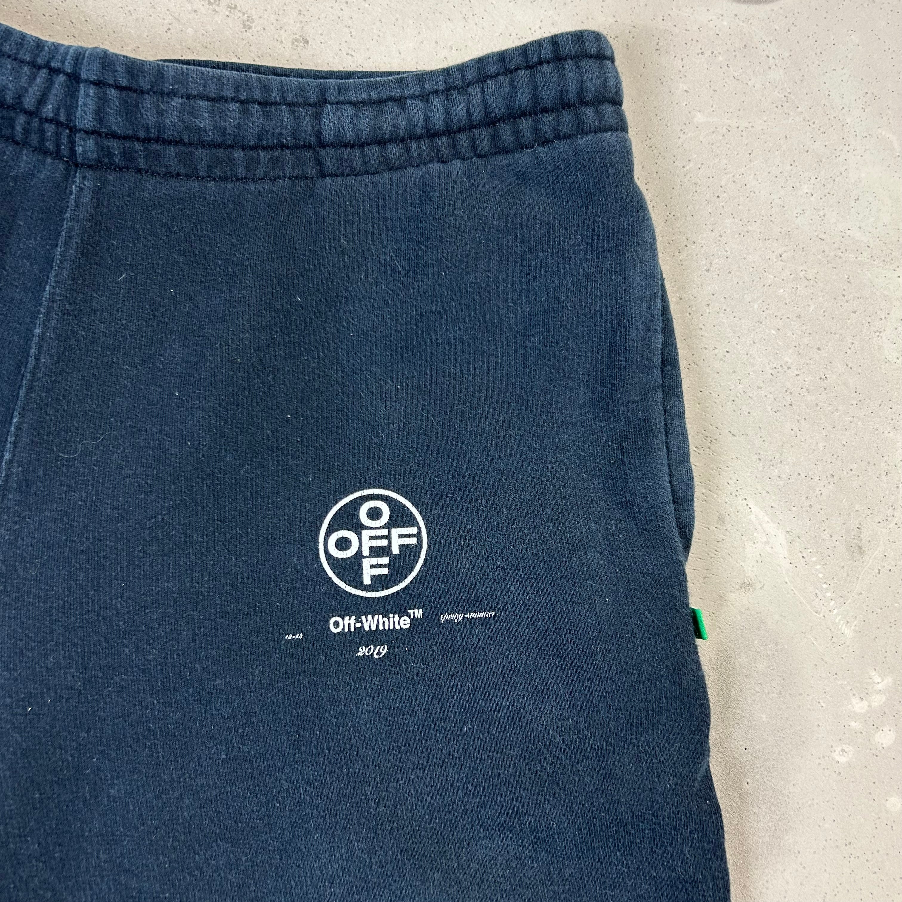 Off White Impressionism Black Shorts - Image 5