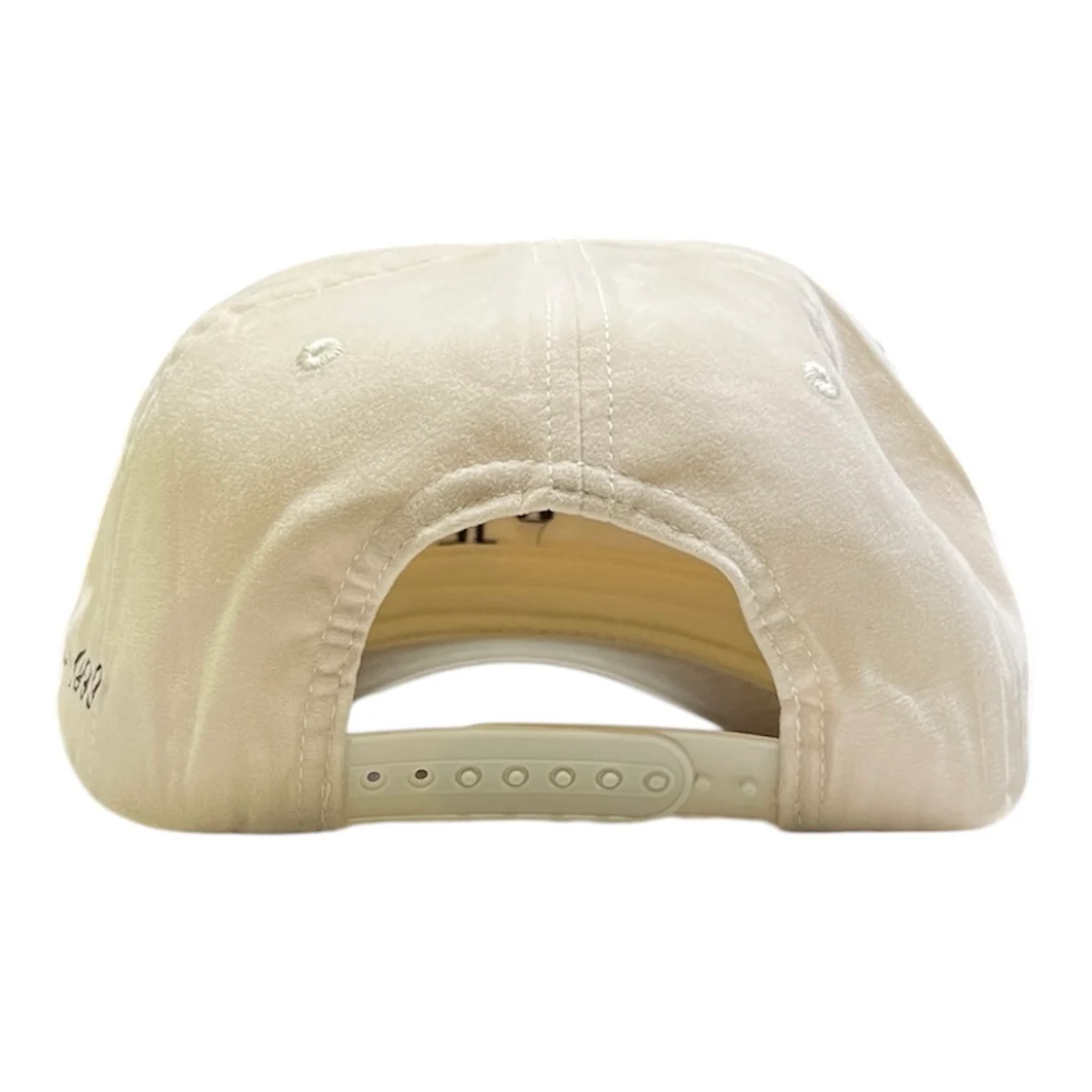Studio 1999 LA Brown & Cream Suede Snapback Hat - Image 3