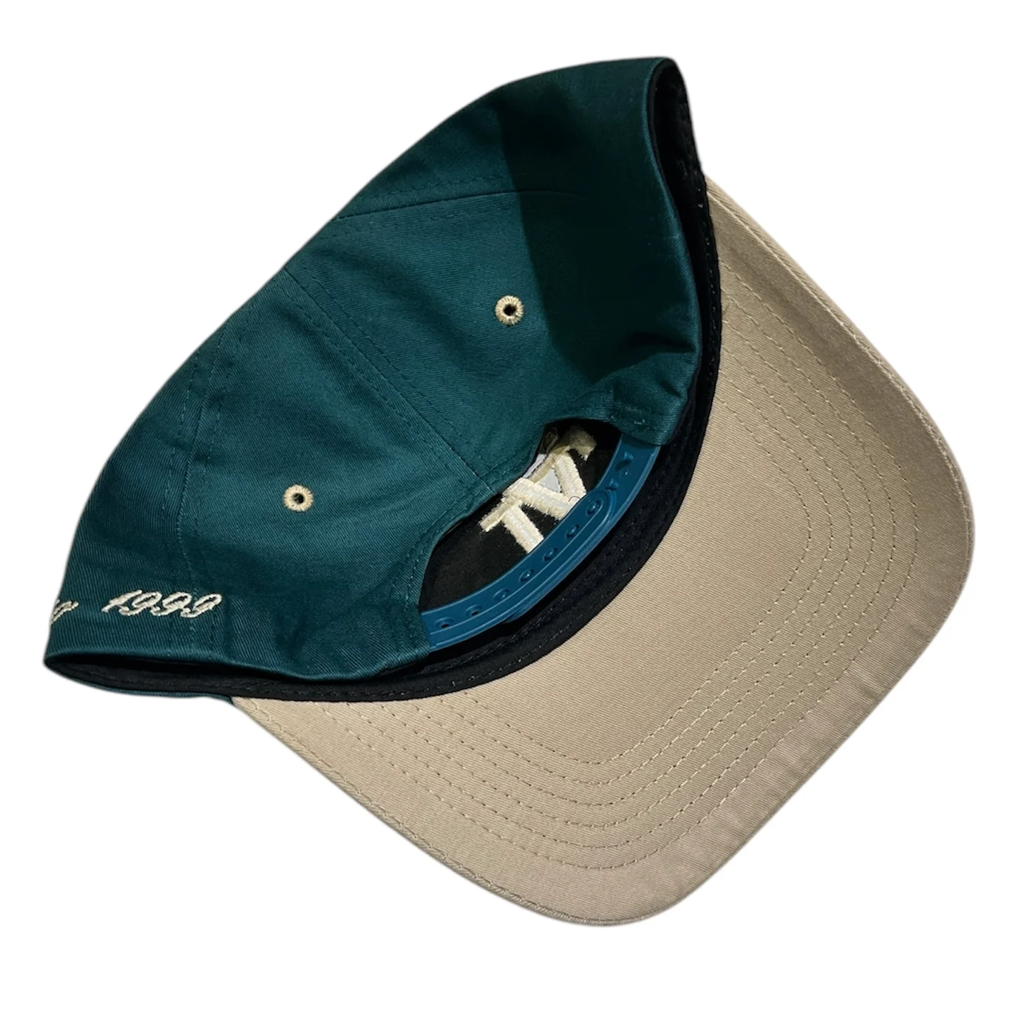 Studio 1999 LA Green & Cream Snapback Hat - Image 4