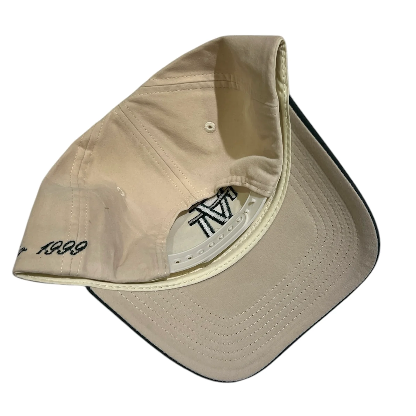 Studio 1999 LA Green & Cream Suede Snapback Hat - Image 4