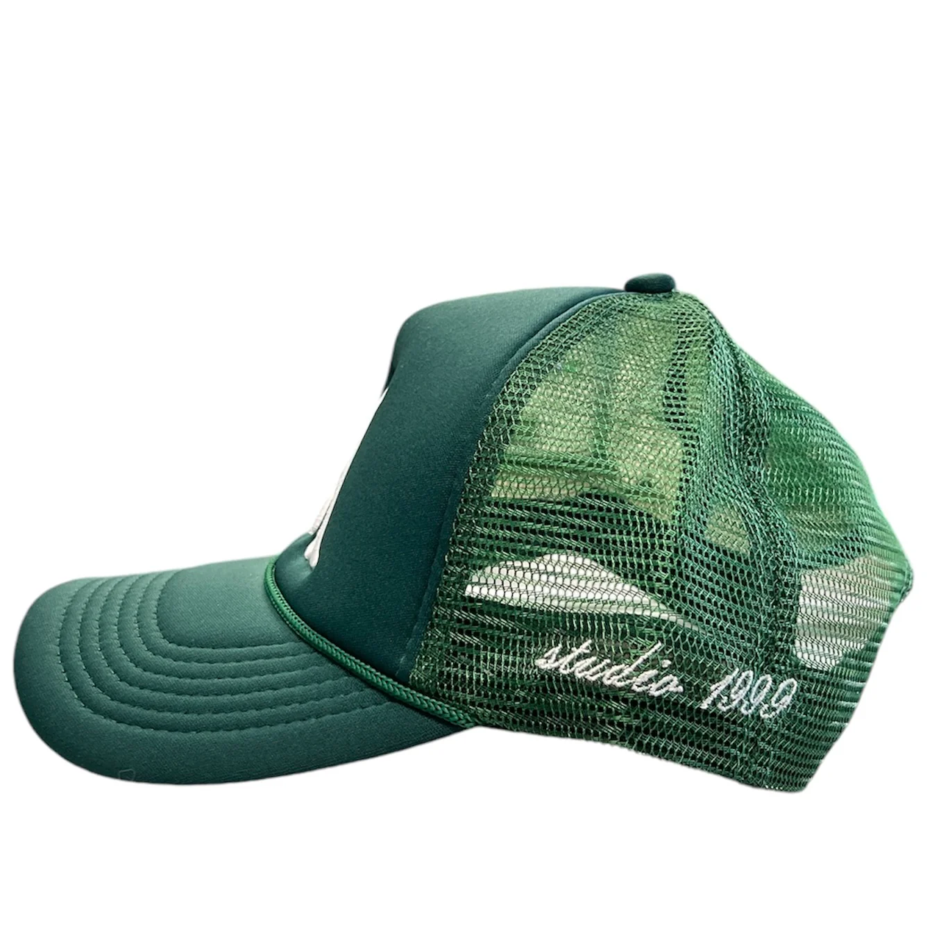 Studio 1999 LA Green Script Trucker Hat - Image 3