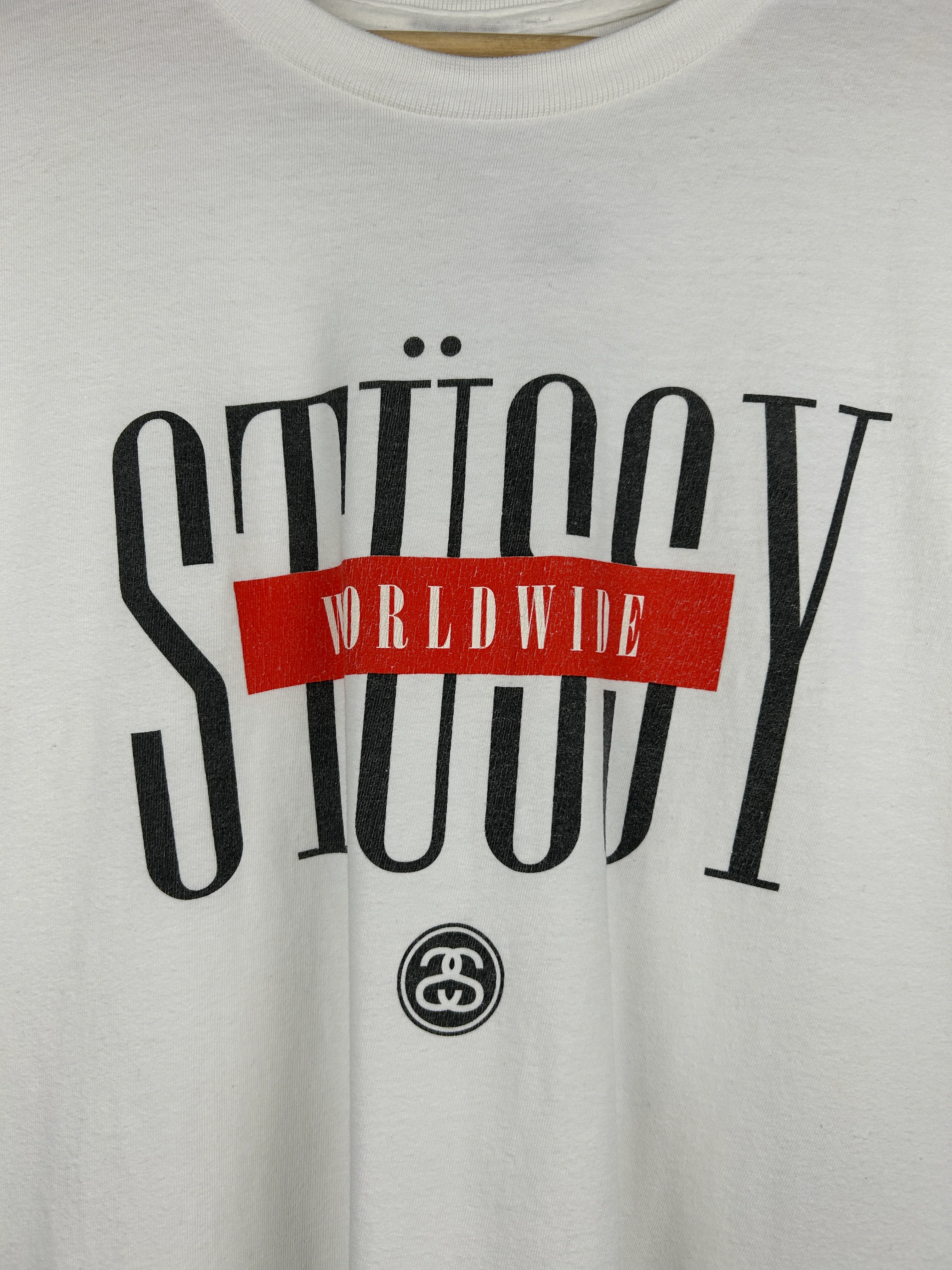 Stussy Worldwide White Tee - Image 3