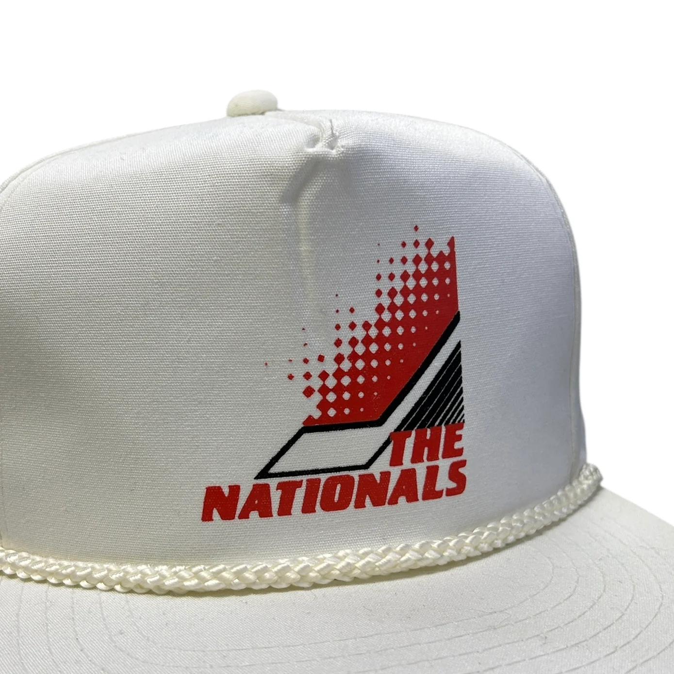 Vintage 80s The Nationals Hockey Toronto White Snapback Hat - Image 2