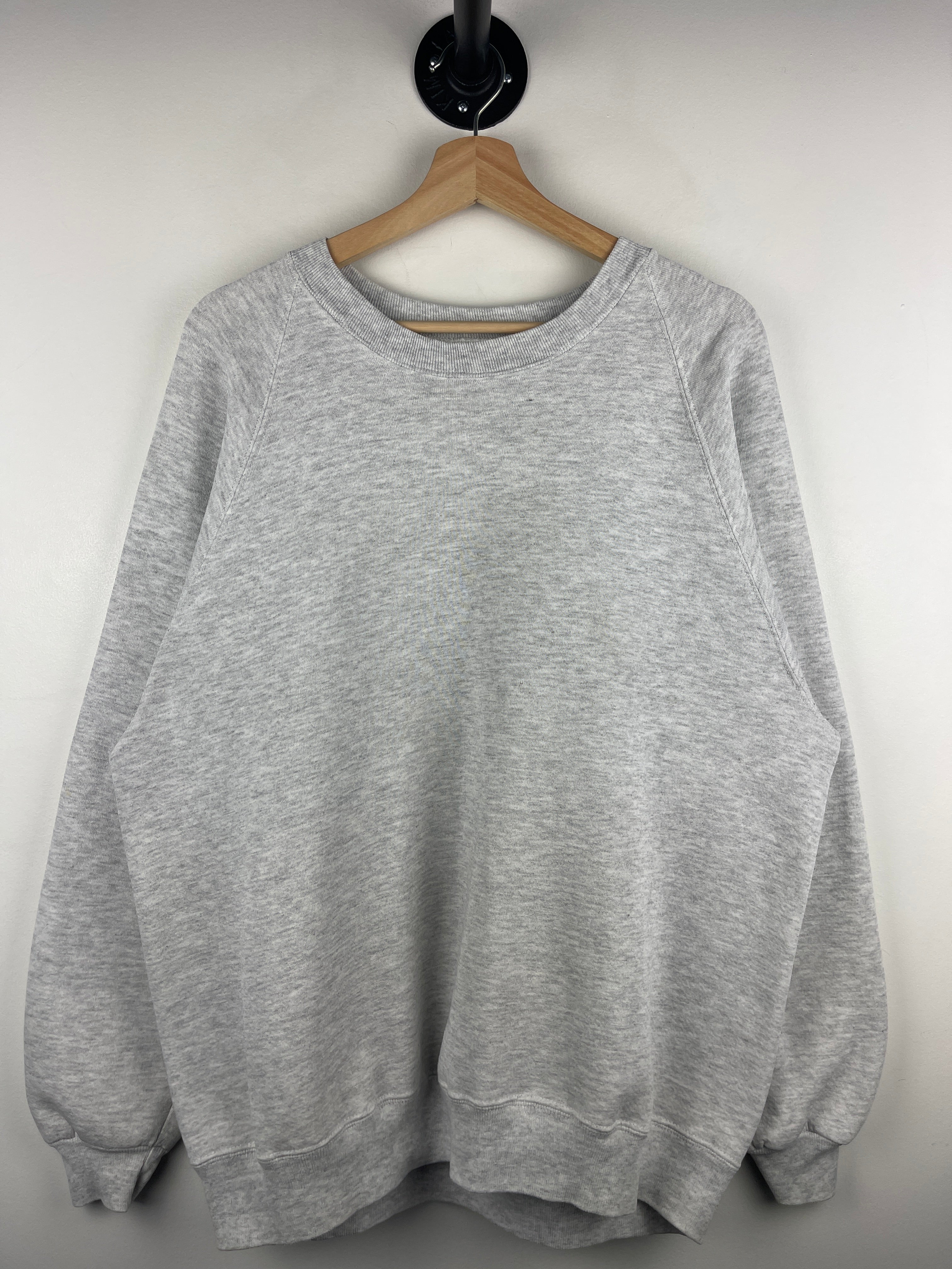 Vintage 90s Jerzees Blank Grey Crewneck