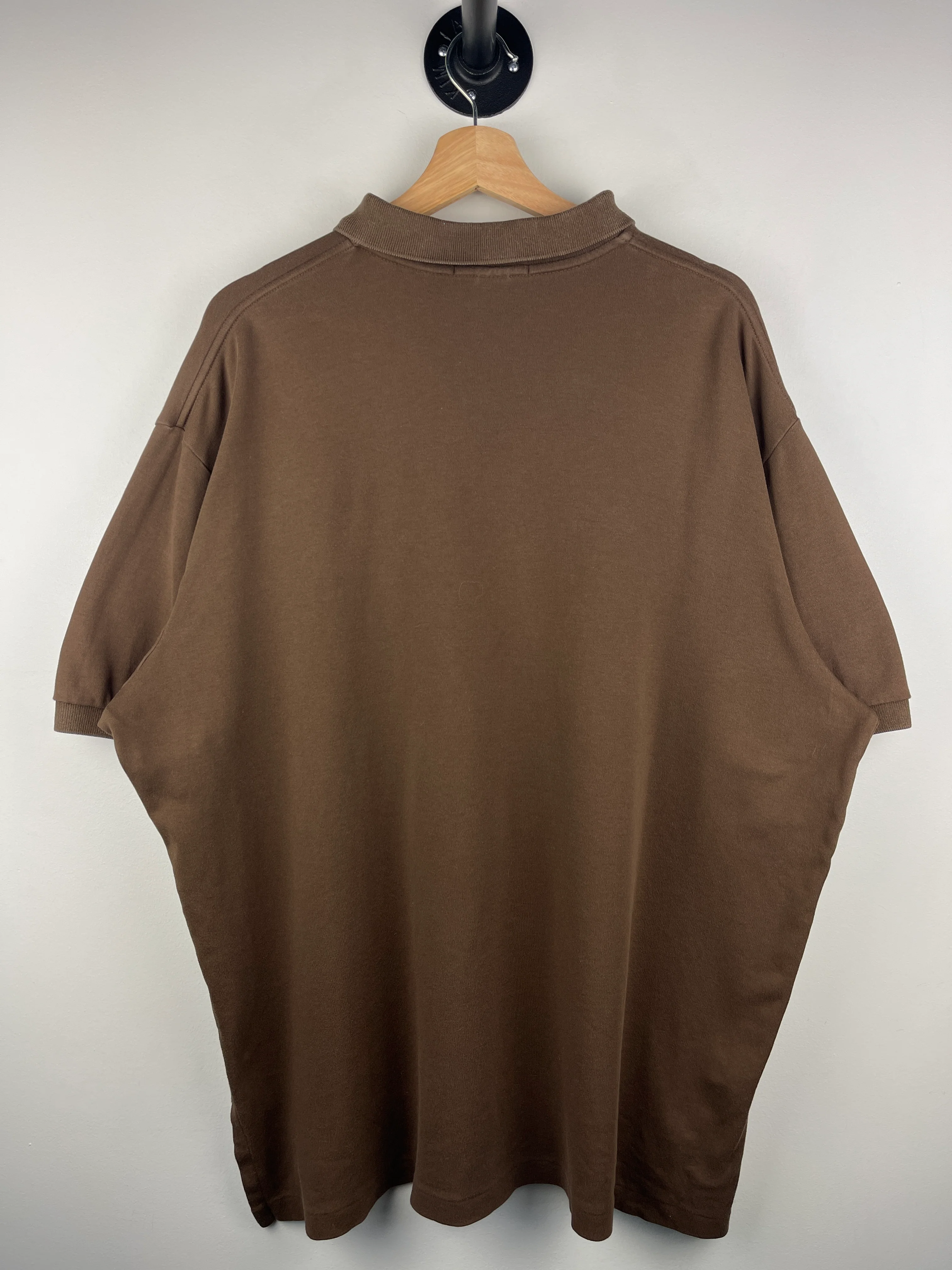 Vintage 90s Polo Ralph Lauren Brown Polo Shirt - Image 2