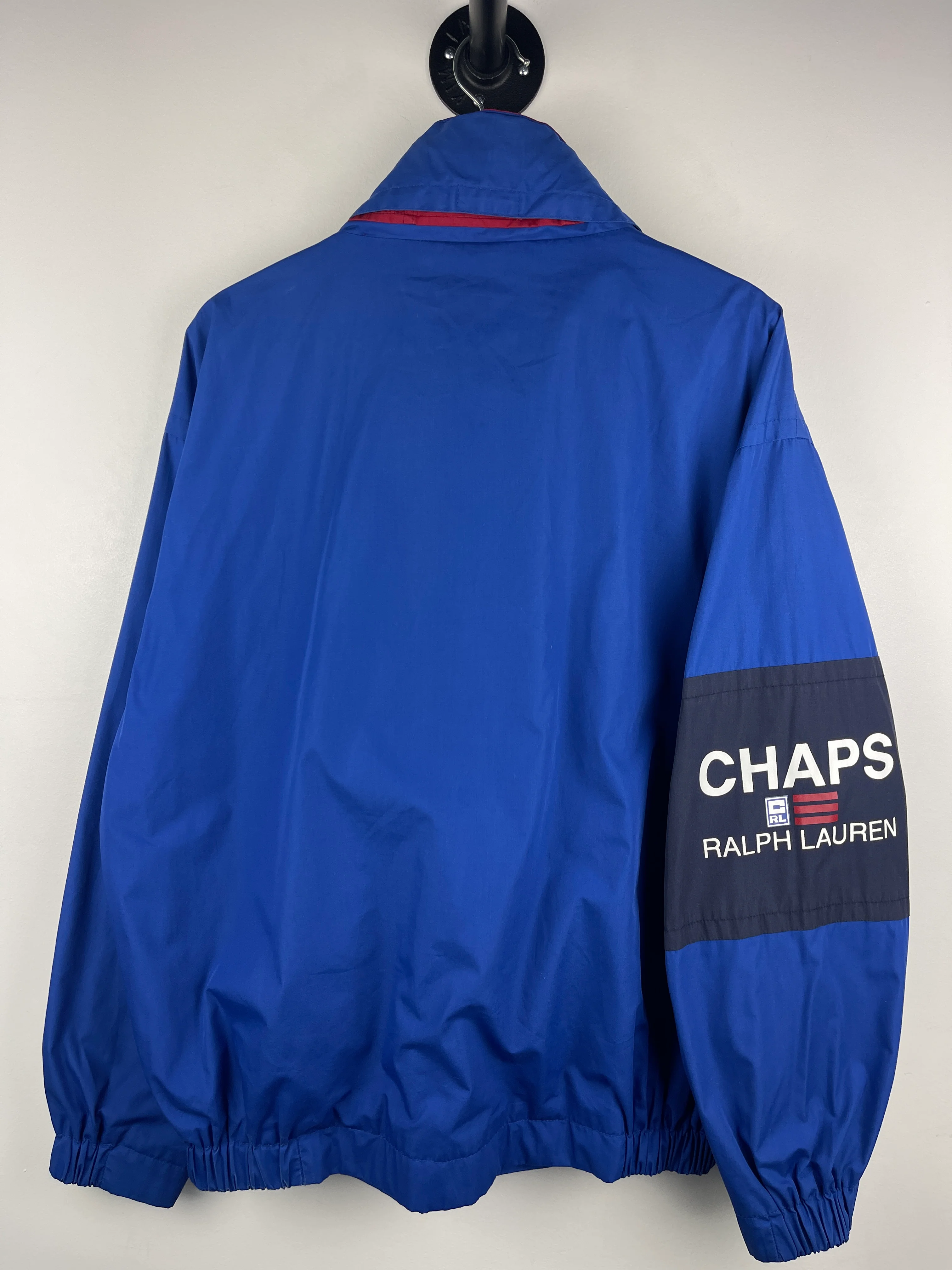 Vintage Chaps Ralph Lauren Blue Windbreaker - Image 2