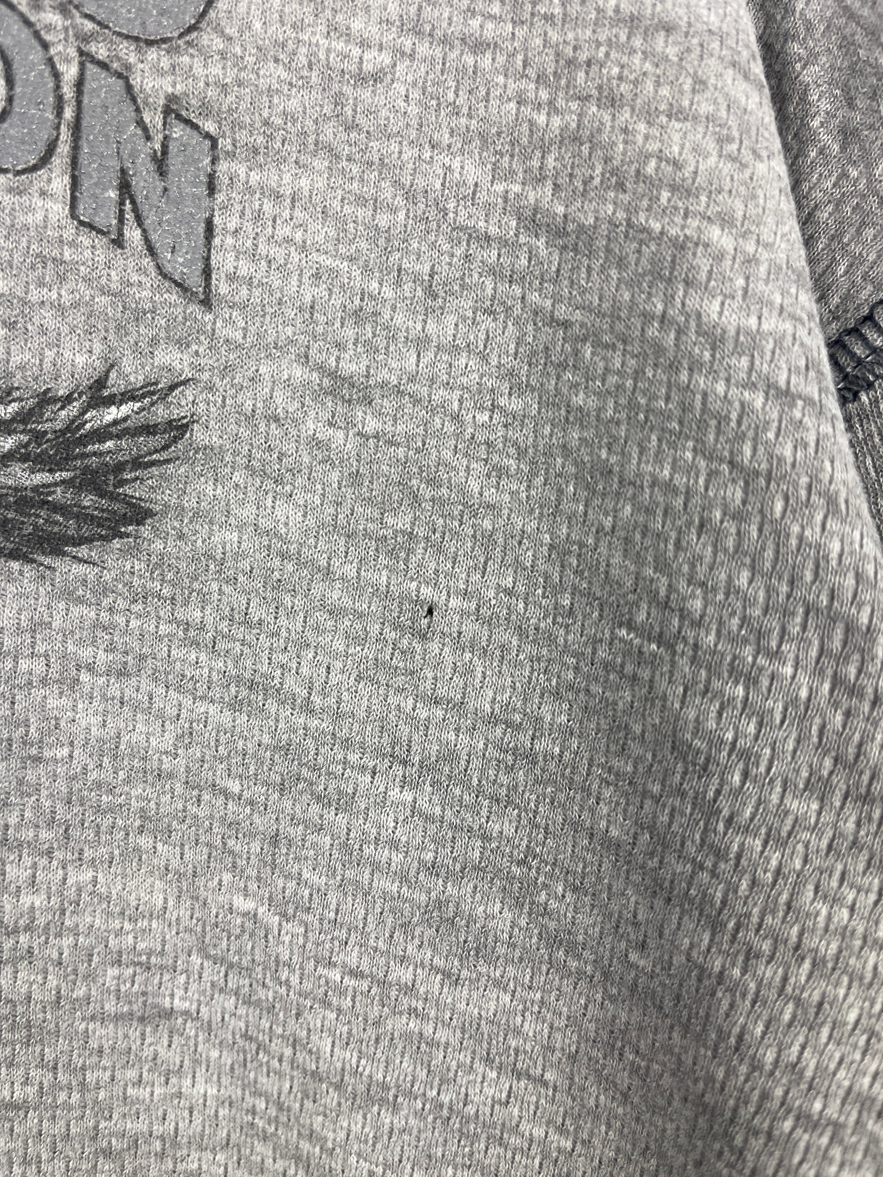 Vintage Harley Davidson Flames Eagle Somerset Pennsylvania Grey Thermal Long Sleeve - Image 7