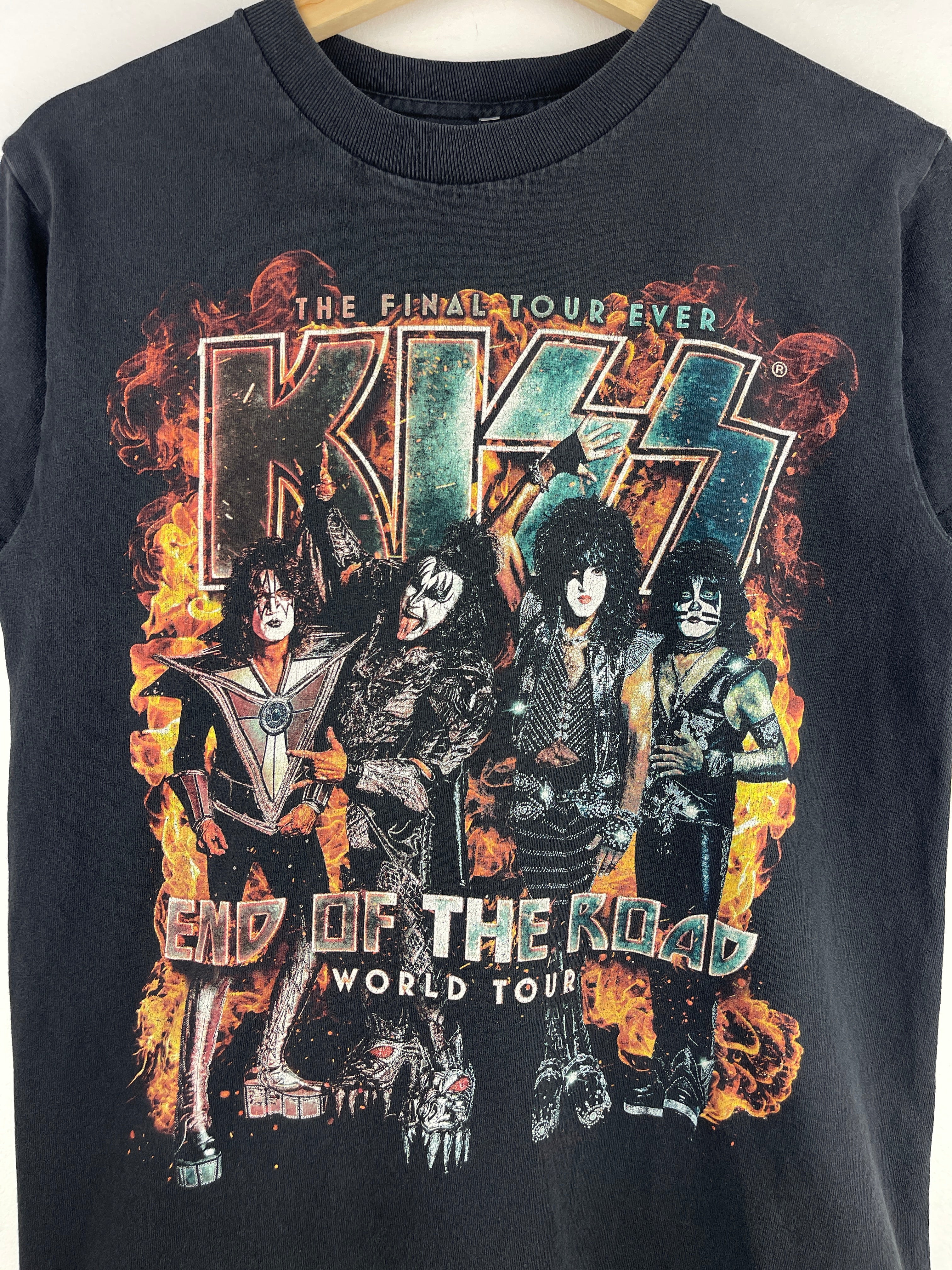 Vintage Kiss The Final Tour End Of The Road Black Tee - Image 3