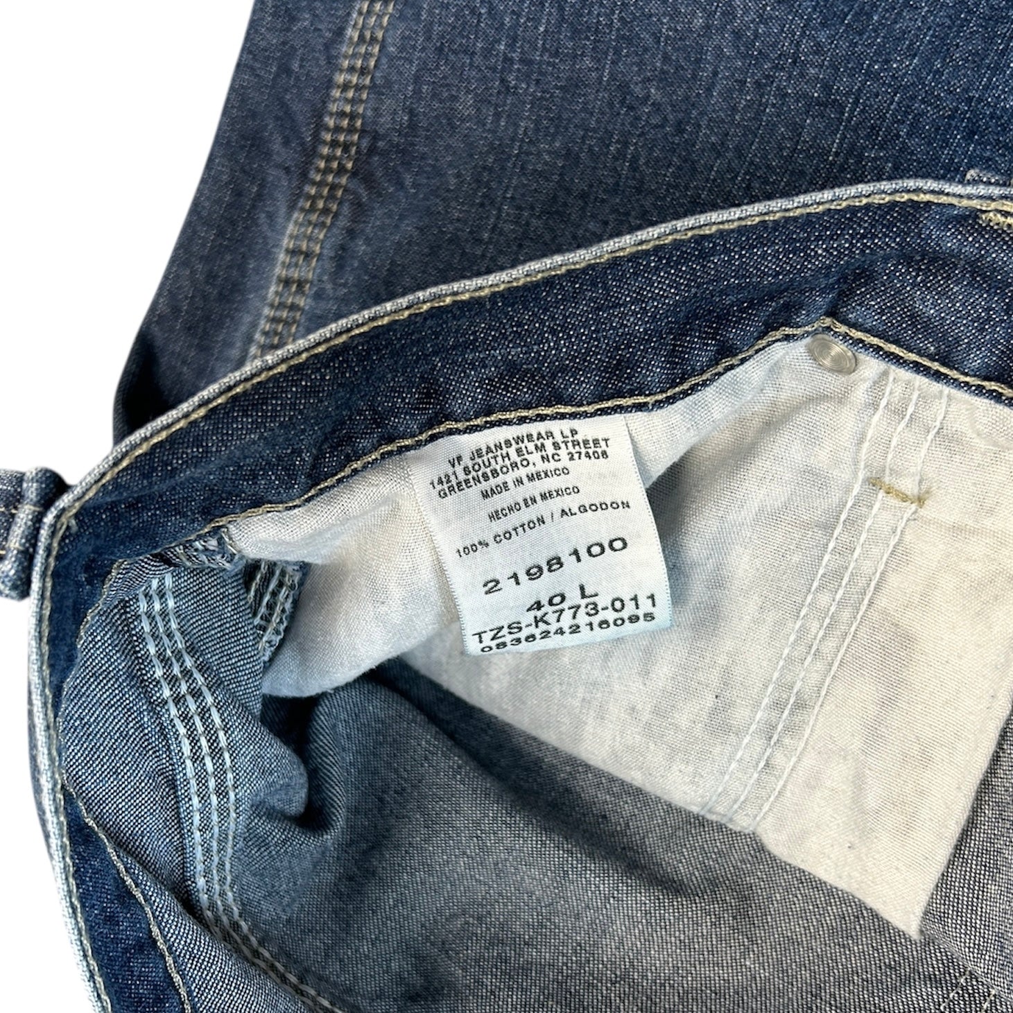 Vintage Lee Blue Denim Carpenter Shorts - Image 4