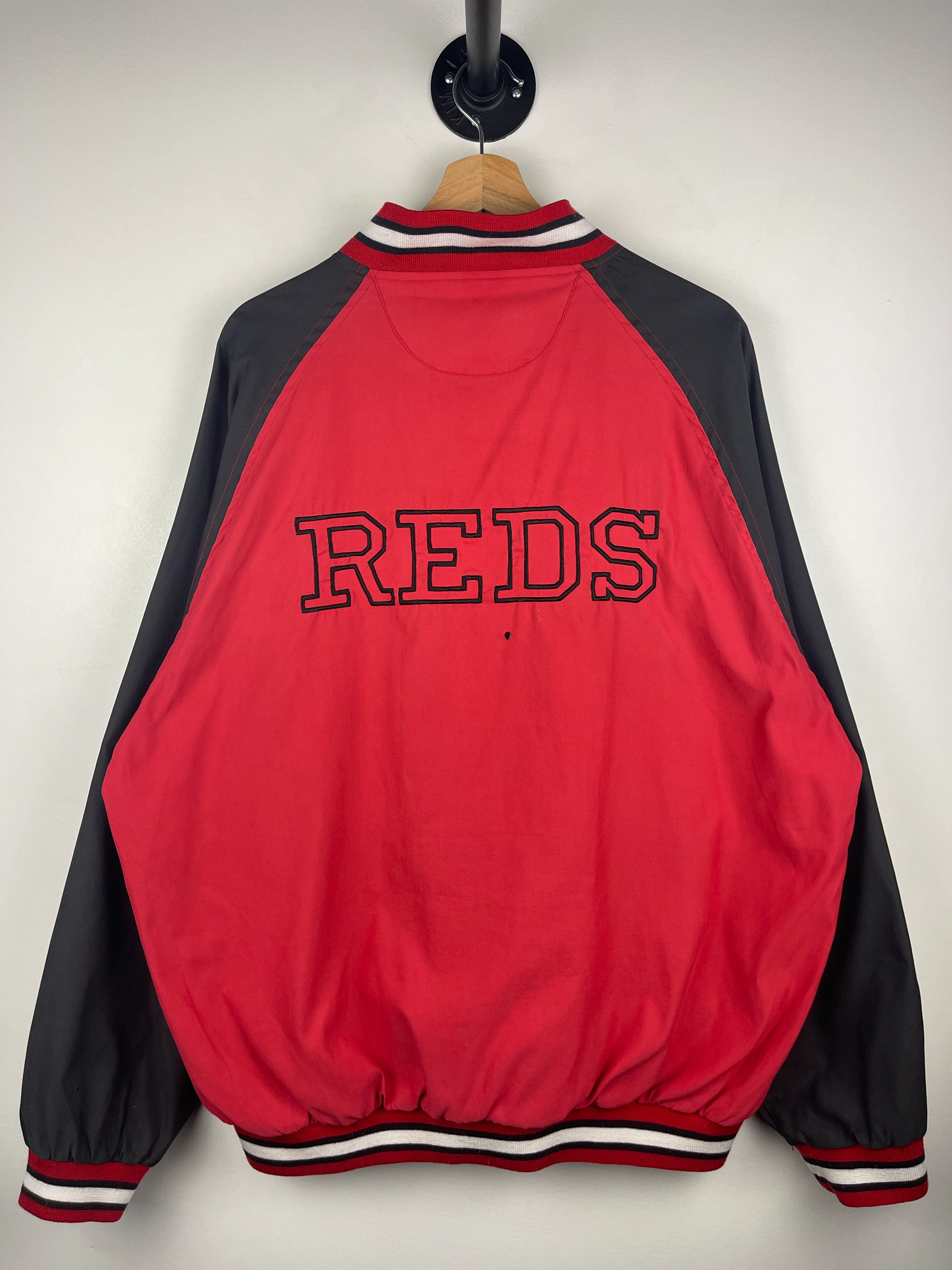Vintage MLB Cincinnati Reds Red Bomber Jacket - Image 2
