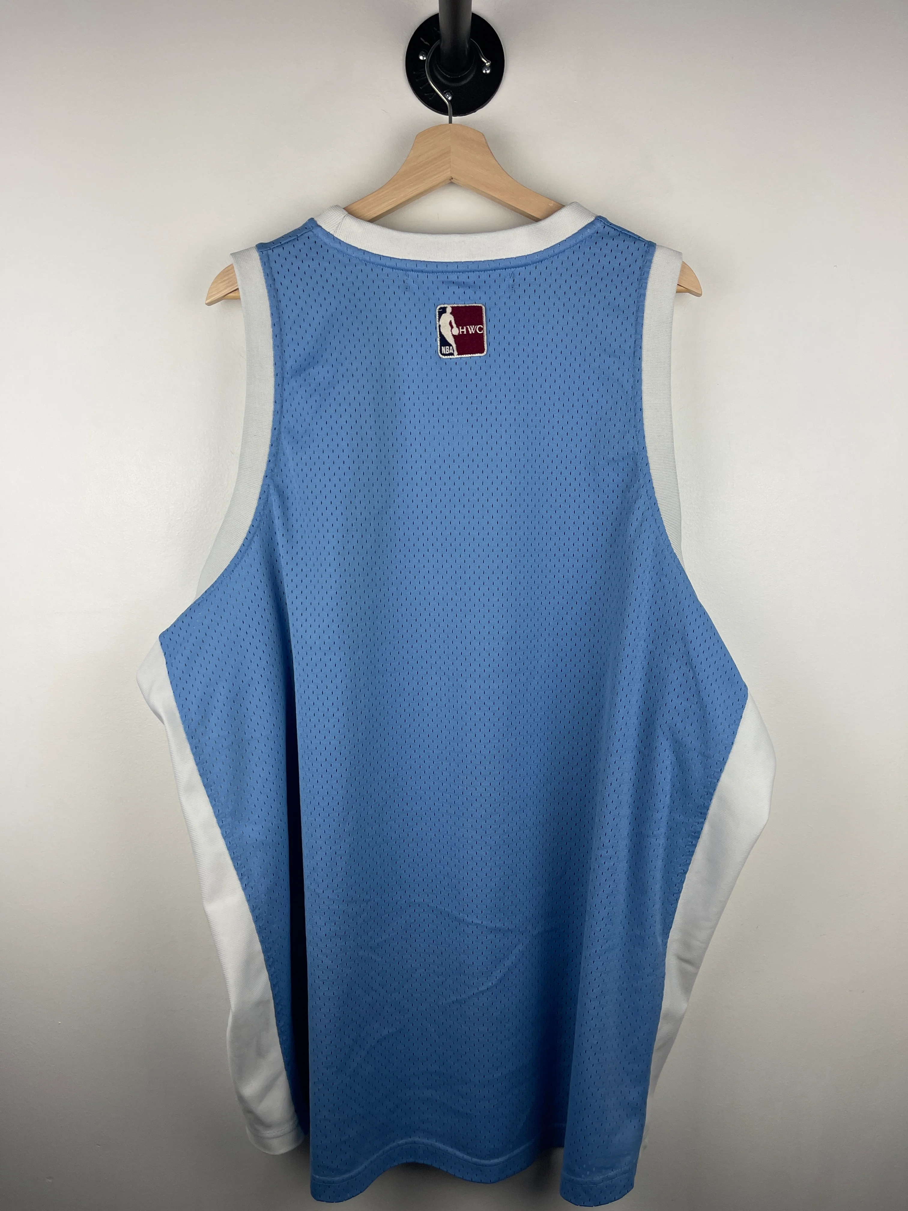 Vintage NBA Reebok Los Angeles Lakers Baby Blue Basketball Jersey - Image 2