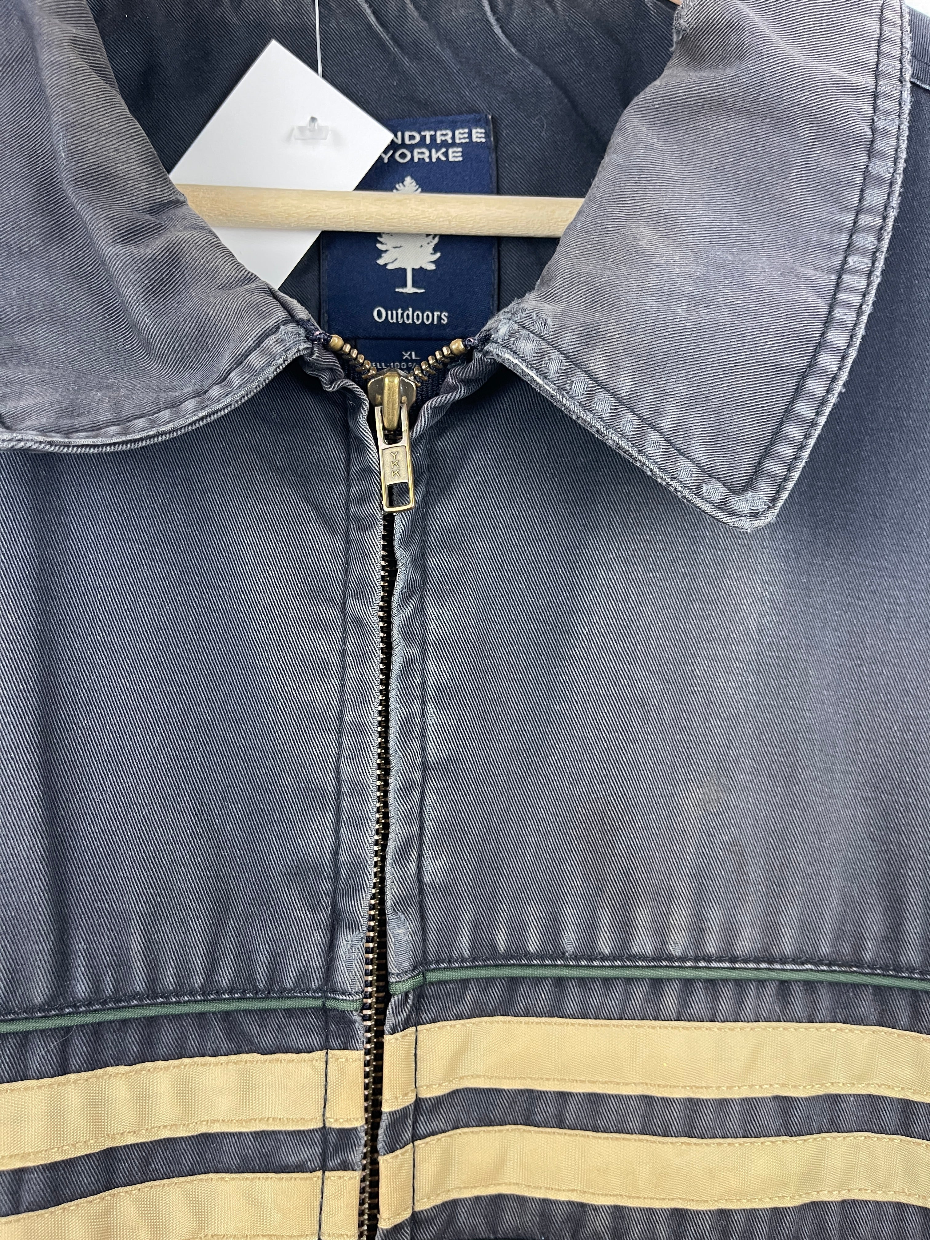 Vintage Roundtree & York Faded Navy Work Jacket - Image 7