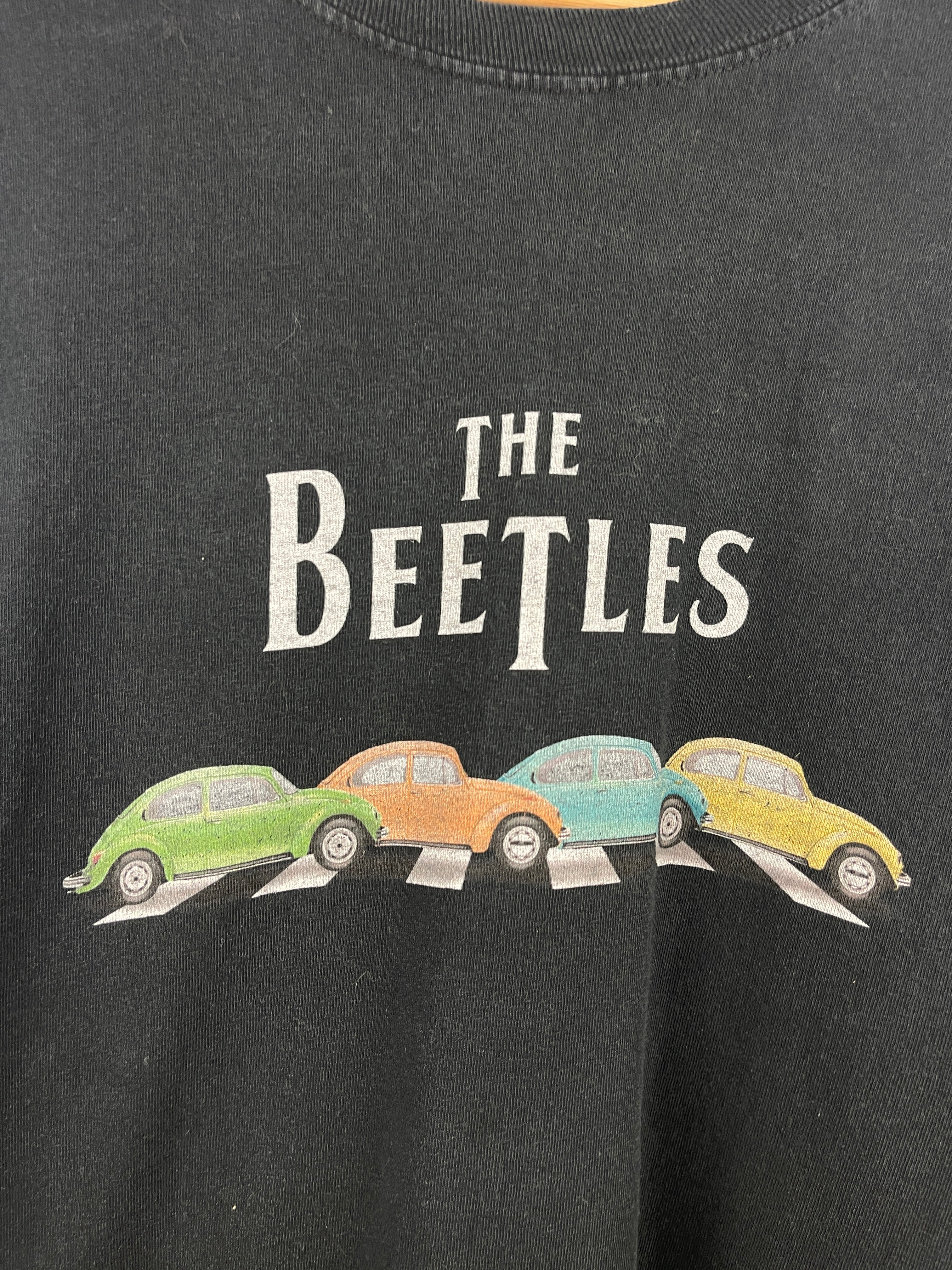 Vintage The Beetles VW Bug Black Long Sleeve - Image 3
